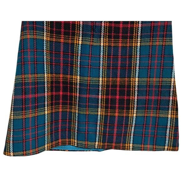 Vintage 60s Girls Plaid Jumper Dress Girls Size 8 by Rayonette - Picture 9 of 9